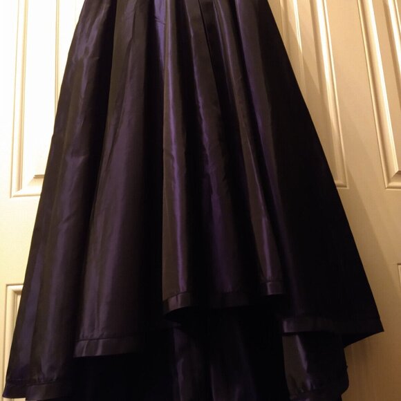 Gigi Clark, Gorgeous Iridescent Purple Full Circle Maxi Skirt, Small - Picture 13 of 16